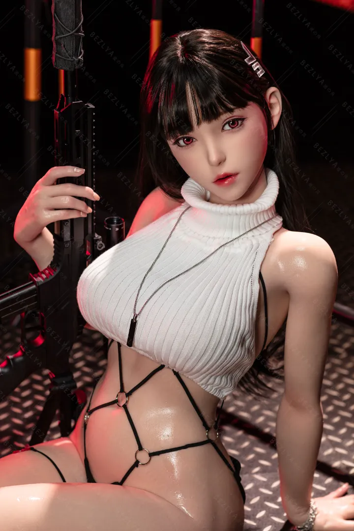 155cm (5ft1) E罩杯 輕量化 矽膠 性愛娃娃, ROS 头部 Violet